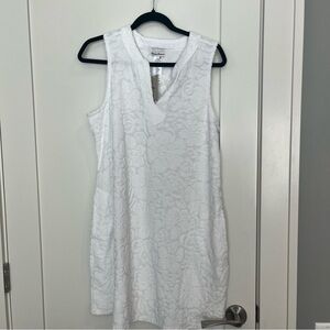 White Textured Cover Up /Dress